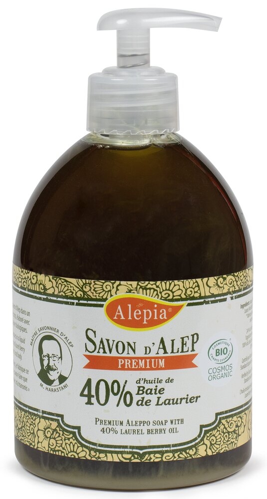 Savon Liquide d'Alep Premium 40% d'Huile de Baie de Laurier Bio – Image 2