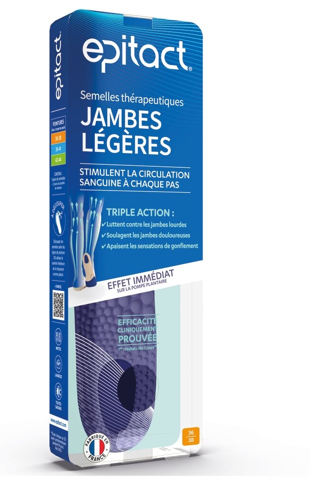 Semelle Thérapeutique Jambe Légère EPITACT® S 3638