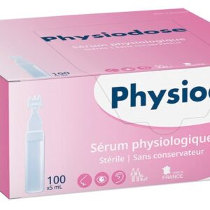 Sérum Physiologique Stérile 1 boîte de 100 doses de 5 ml