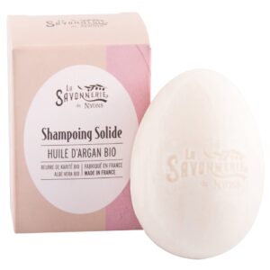 Shampoing Solide en Forme d'Oeuf Huile d'Argan bio