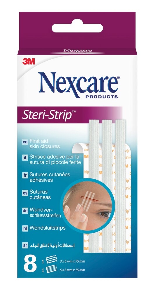 Suture NEXCARE™ Steri-Strip™ BLANC 2 tailles 3 de L. 7