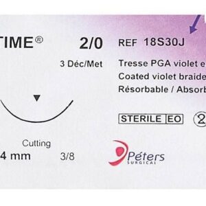 Suture Résorbable Optime® L aiguille 24 mm - T - DEC 3 - COM 20