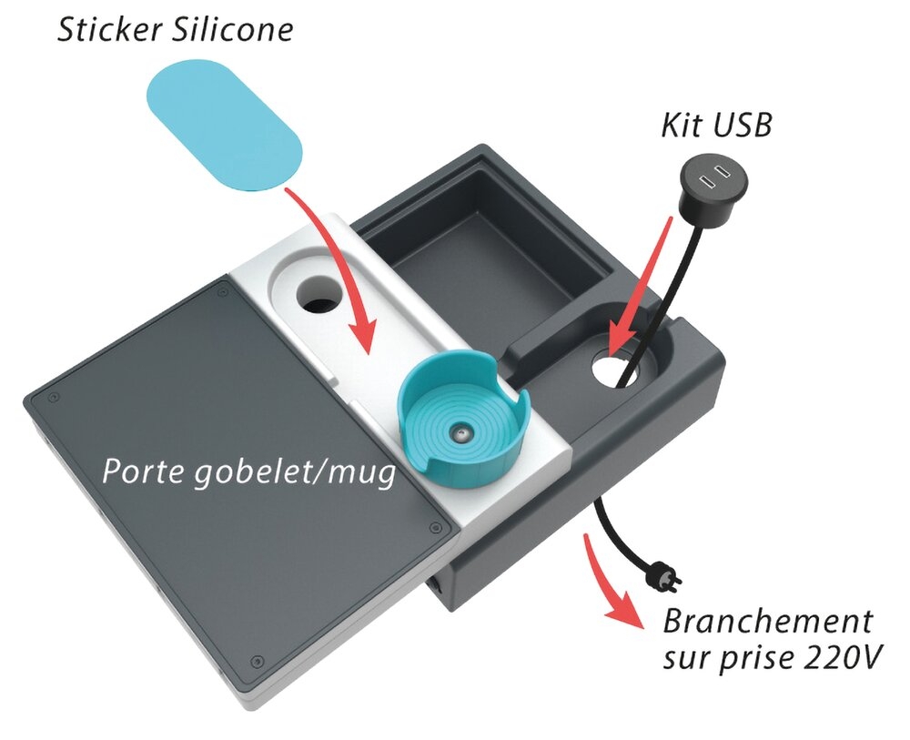 Tablette Ergonomique Fauteuil – Image 3