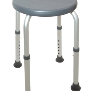Tabouret de Douche JOLETI GRIS Ø 32 x H. 3654 cm 130 KG
