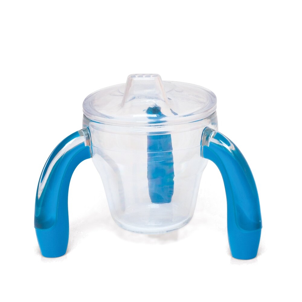 Tasse Tripode à Bec Non Repliable BLANC ET BLEU