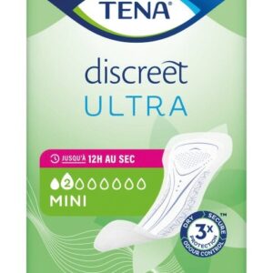 TENA Discreet Discreet Mini - 2 gouttes 10 sachets de 20