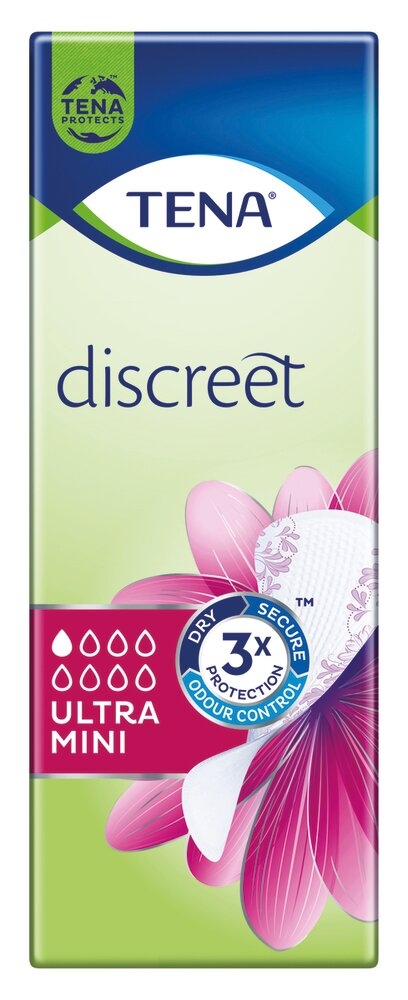 TENA Discreet Discreet Ultra Mini - 1 goutte 10 sachets de 28