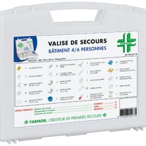 Valise de Secours Bâtiment 4 à 6 Personnes