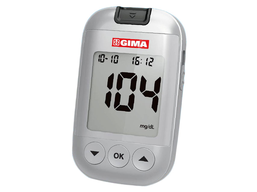 Glucomètre GIMA pour mesurer le taux de glucose